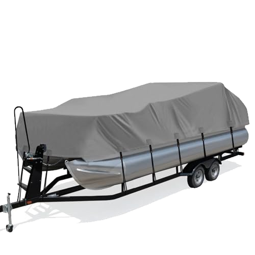 Solim 1200D PU Heavy Duty Pontoon Boat Cover